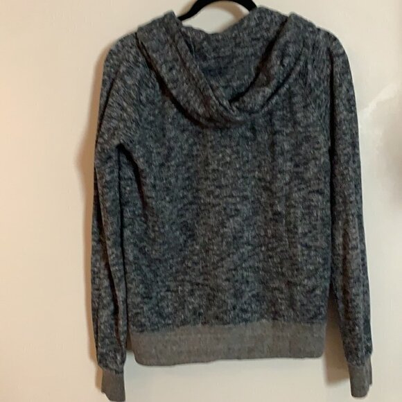 Roots black heather Zip front hoodie size medium. - Picture 4 of 5